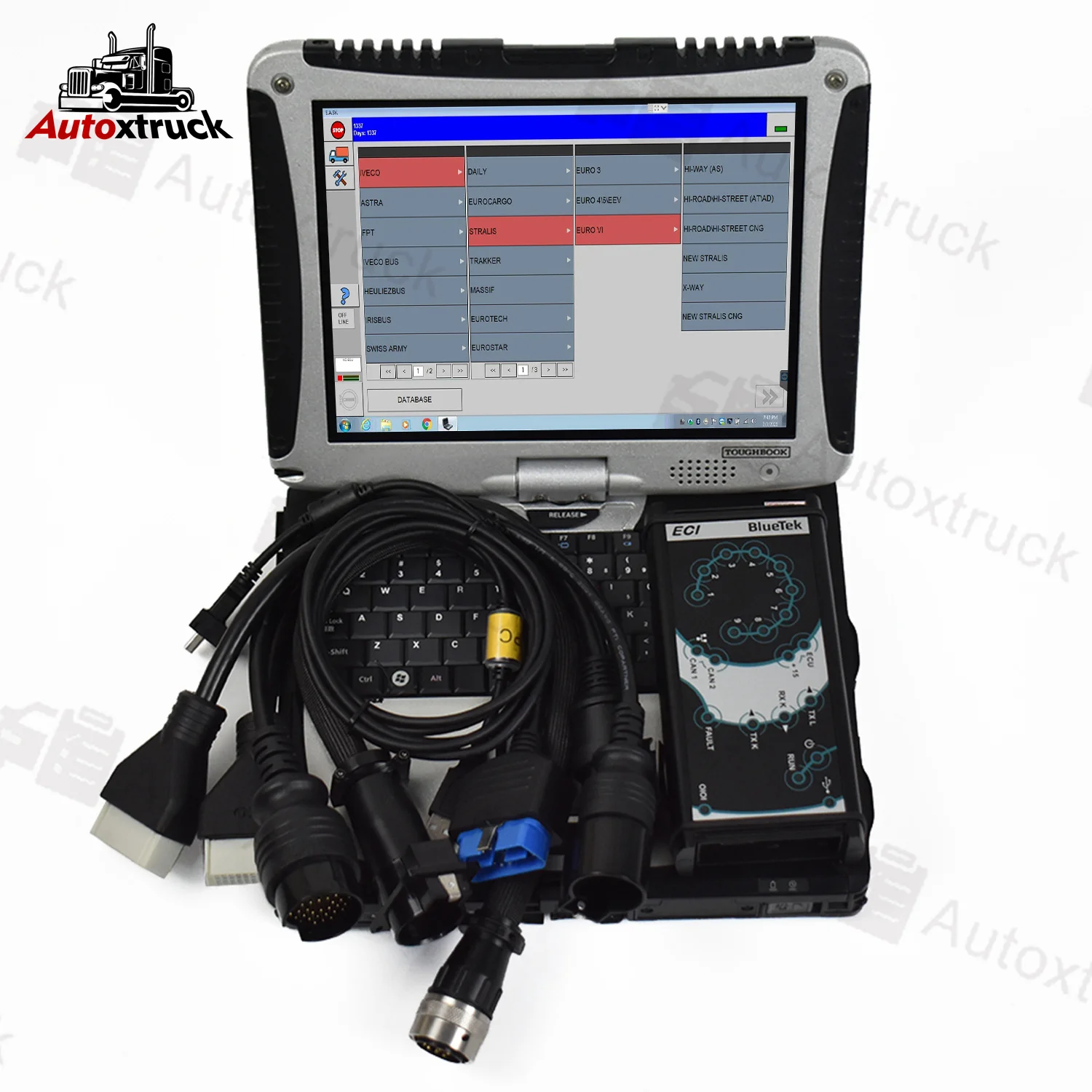 Диагностические инструменты для ноутбука CF19 Eltrac для грузовиков IVECO ELTRAC EASY ECI Euro5 Euro6 диагностический сканер
Диагностические инструменты для ноутбука CF19 Eltrac для грузовиков IVECO ELTRAC EASY ECI Euro5 Euro6 диагностический сканер