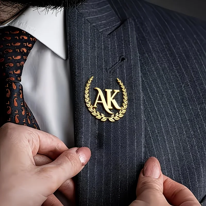 Customized Wheat Flower Name Brooch For Men New Elegant Gold Color Stainless Steel Personalized Jewelry Gentleman Groomsman Gift
Customized Wheat Flower Name Brooch For Men New Elegant Gold Color Stainless Steel Personalized Jewelry Gentleman Groomsman Gift