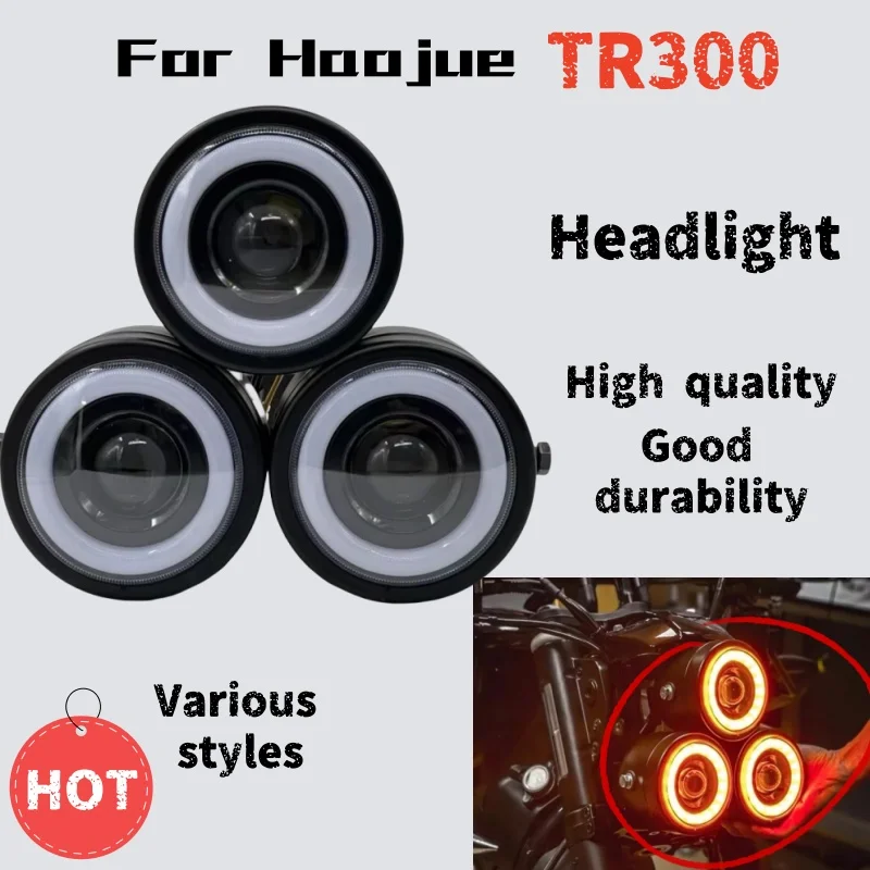 For Haojue TR300 headlight assembly modified three-eye retro headlight non-destructive installation
For Haojue TR300 headlight assembly modified three-eye retro headlight non-destructive installation