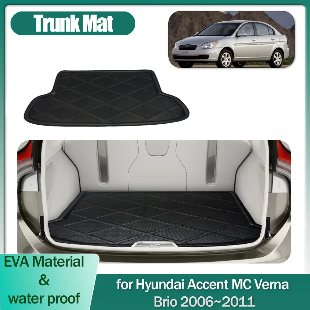 Car Trunk Mat for Hyundai Accent MC Verna Brio 2006~2011 Luggage Boot Liner Cargo Floor Carpet Waterproof Cover Pad Accessories
Car Trunk Mat for Hyundai Accent MC Verna Brio 2006~2011 Luggage Boot Liner Cargo Floor Carpet Waterproof Cover Pad Accessories