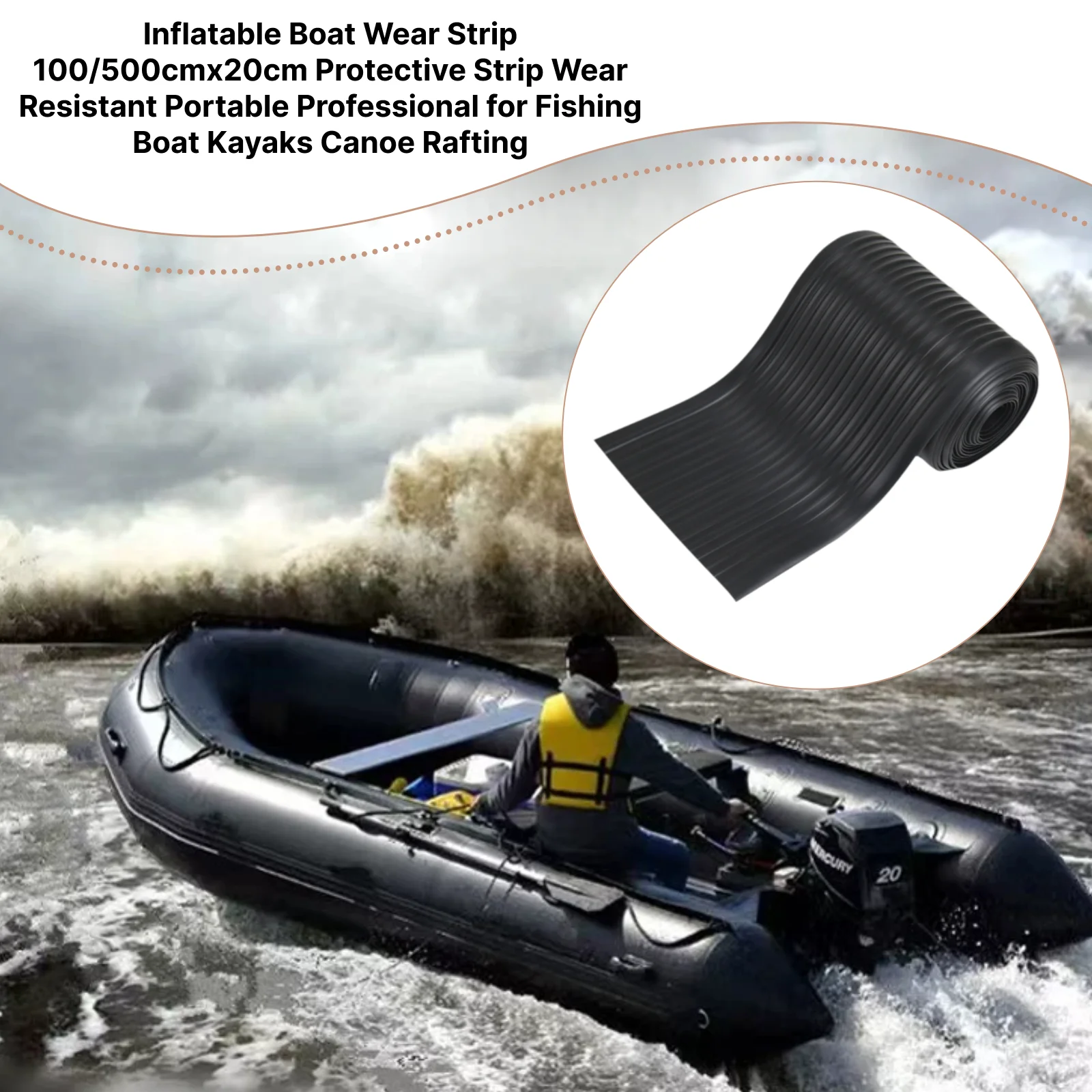 Inflatable Boat Wear Strip 100/500x20cm Protective Strip Wear Resistant Portable Professional for Fishing Boat Kayaks Canoe Raft
Inflatable Boat Wear Strip 100/500x20cm Protective Strip Wear Resistant Portable Professional for Fishing Boat Kayaks Canoe Raft