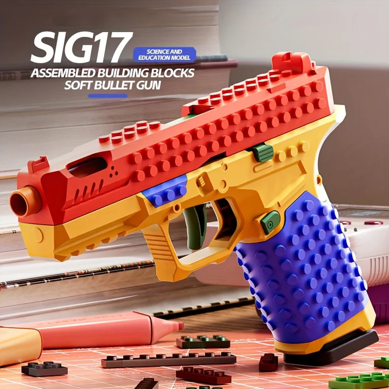 Automatic Launcher Gun Building Model Realistic Firing Mechanism STEM Educational Toy for Teenagers Red Yellow Blue Scheme
Automatic Launcher Gun Building Model Realistic Firing Mechanism STEM Educational Toy for Teenagers Red Yellow Blue Scheme
