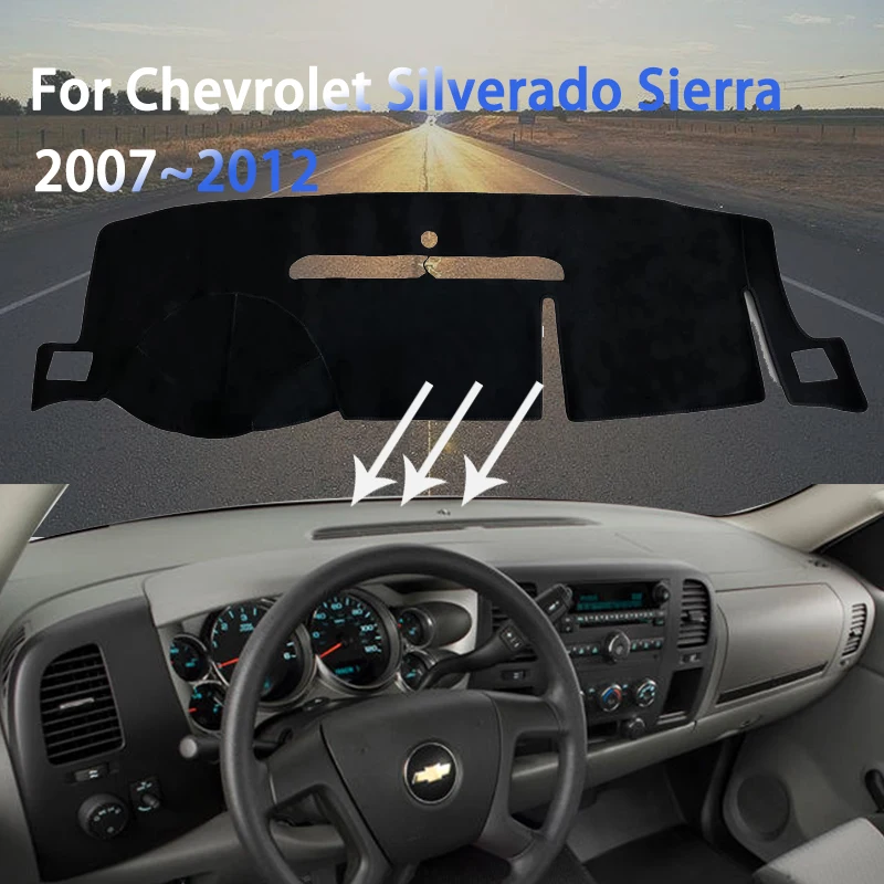Dashboard Cover Dash Mats For Chevrolet Silverado Sierra GMC VIA VTRUX C K GMT900 2007~2012 Car Interior Pad Sticker Accessorise
Dashboard Cover Dash Mats For Chevrolet Silverado Sierra GMC VIA VTRUX C K GMT900 2007~2012 Car Interior Pad Sticker Accessorise