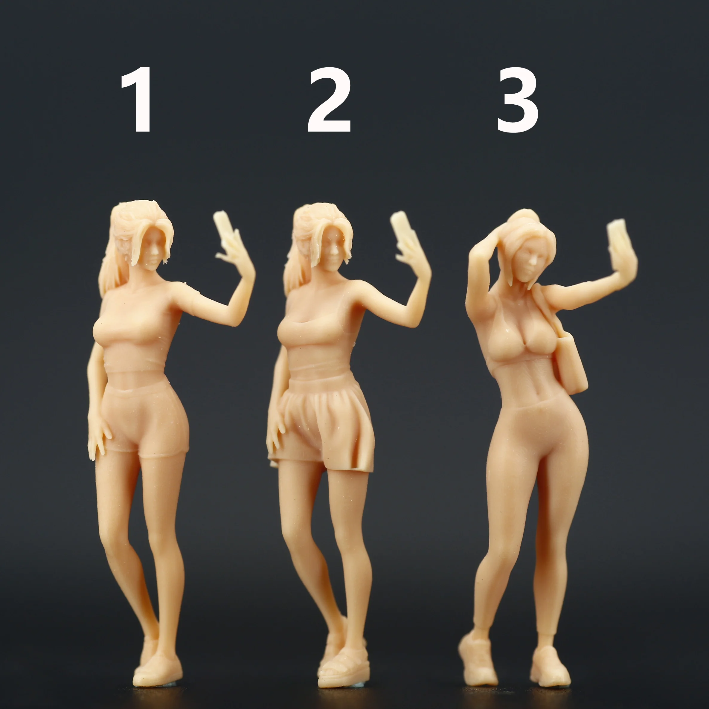 1:64 1:43 People Model Mobile phone photo girl Handmade Resin White Model Need To Be Colored By Yourself
1:64 1:43 People Model Mobile phone photo girl Handmade Resin White Model Need To Be Colored By Yourself