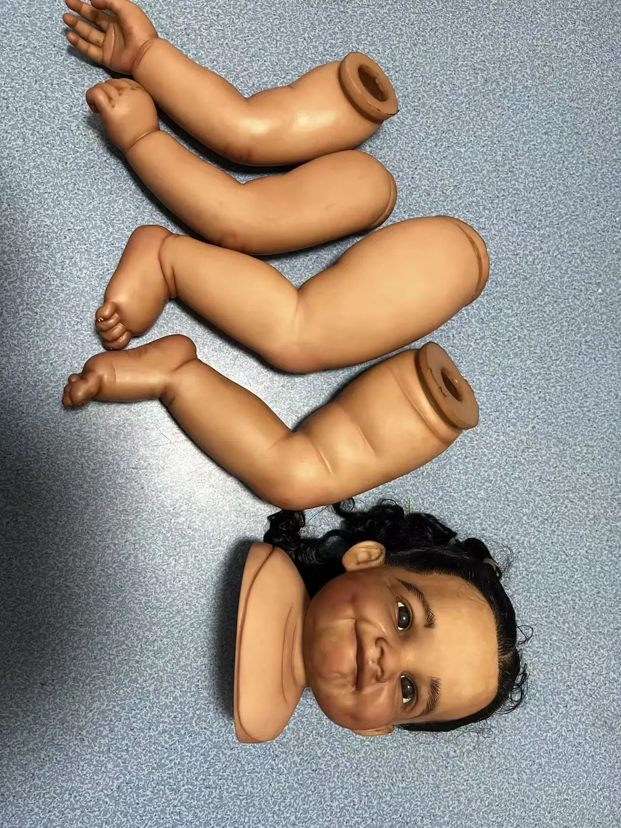 FBBD Customized Limited Supply 28inch Reborn Baby Raya With Hand-Rooted Hair Painted Kit DIY Part
FBBD Customized Limited Supply 28inch Reborn Baby Raya With Hand-Rooted Hair Painted Kit DIY Part
