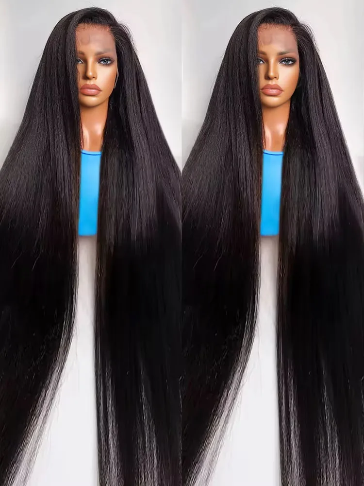 300 Density Bone Straight 13x6 Lace Frontal Wigs Human Hair Brazilian Remy Preplucked 30 40 Inch 13x4 Lace Front Wig For Women
300 Density Bone Straight 13x6 Lace Frontal Wigs Human Hair Brazilian Remy Preplucked 30 40 Inch 13x4 Lace Front Wig For Women