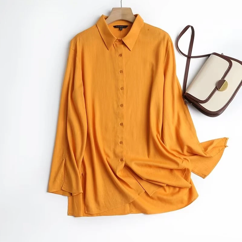 Dave&Di 2024 Summer Tops Fashion Blouse Women Office Lady Candy Color Loose Linen Shirt Casual
Dave&Di 2024 Summer Tops Fashion Blouse Women Office Lady Candy Color Loose Linen Shirt Casual
