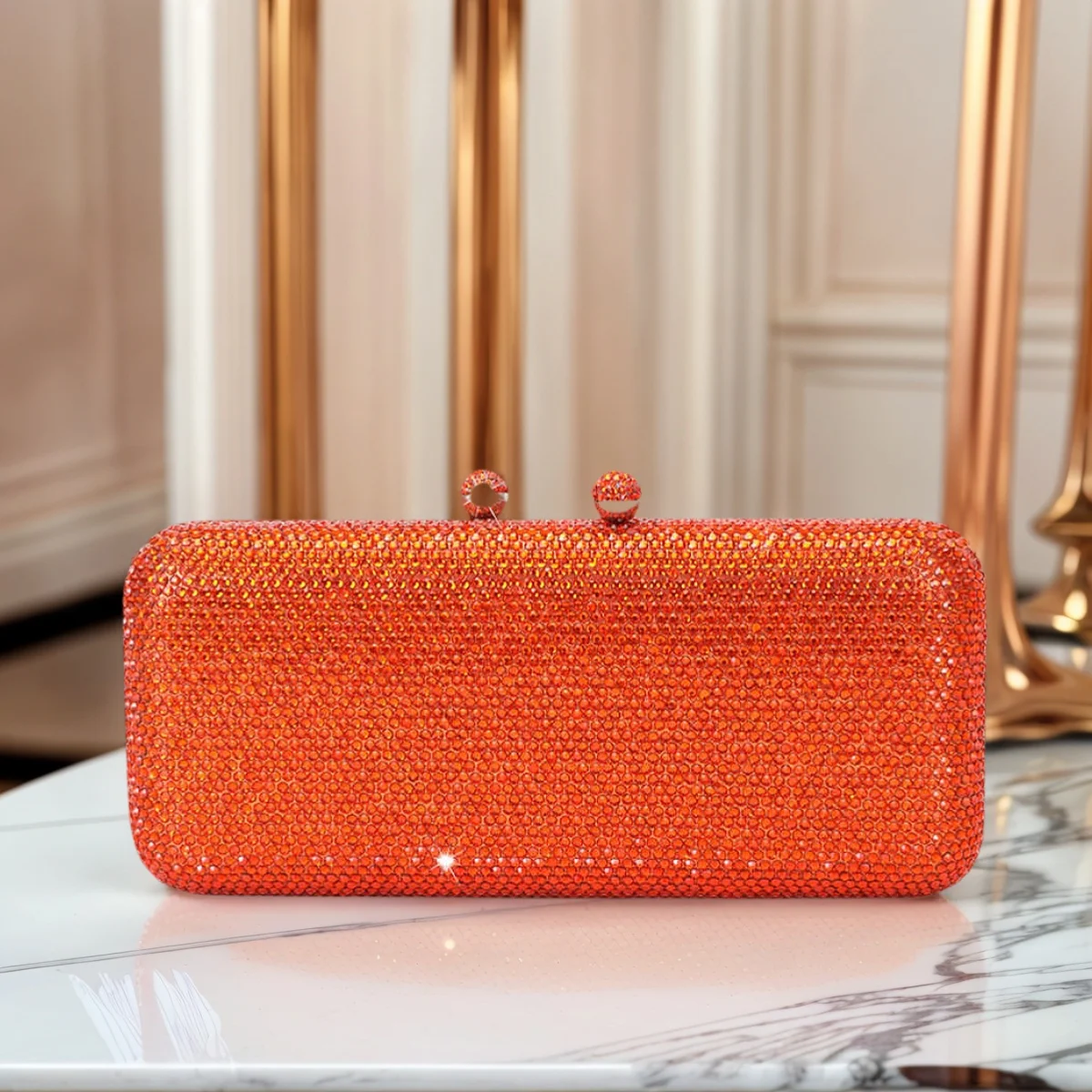 Women Dazzling Crystal Evening Handbag Square Box Rhinestone Clutch Luxury Diamond Purse for Wedding Party Cocktail
Women Dazzling Crystal Evening Handbag Square Box Rhinestone Clutch Luxury Diamond Purse for Wedding Party Cocktail