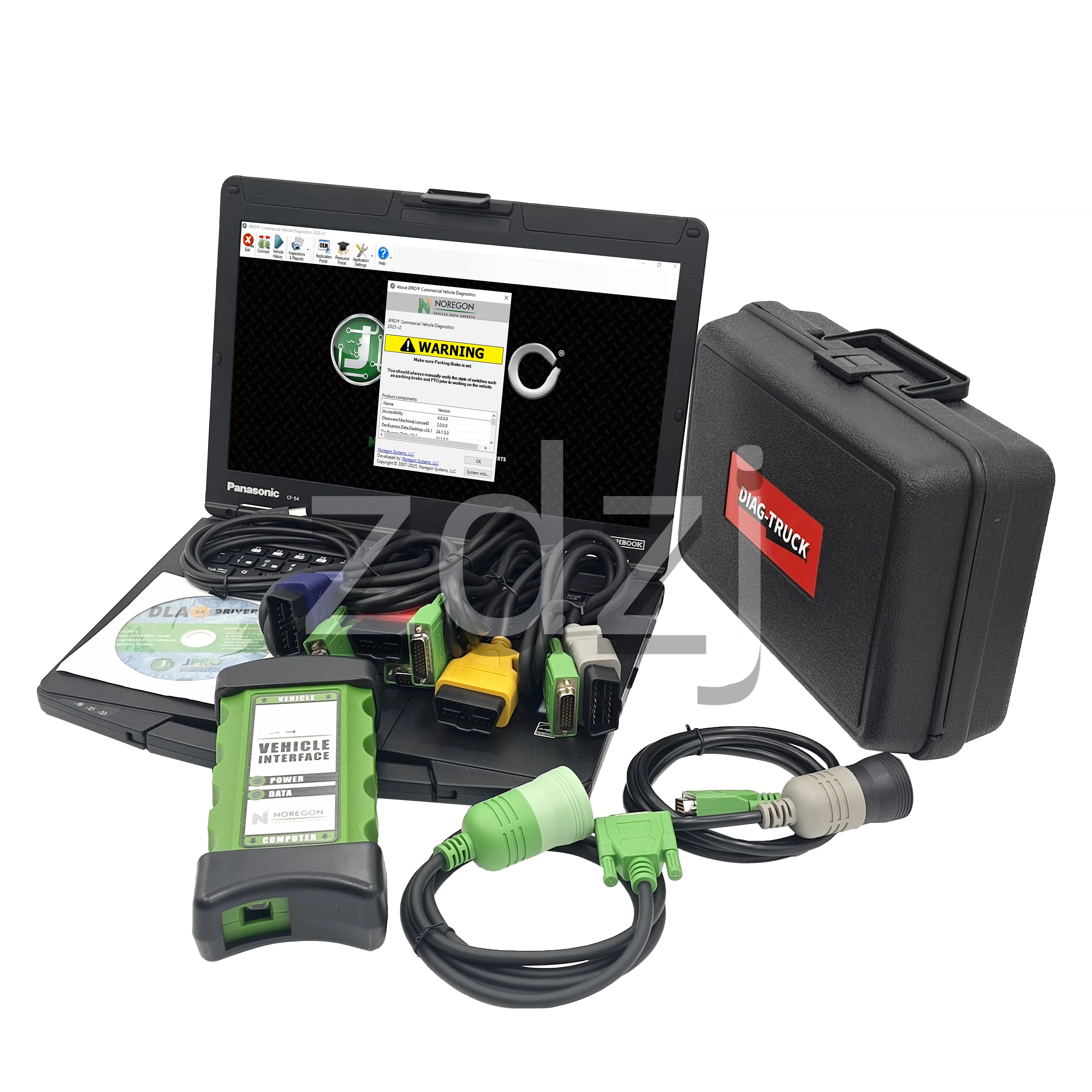 DLA+ 2.0 Heavy Duty Truck Diagnostic Scanner Diesel Laptop Interface JPRO Professional Software Adapter Kit
DLA+ 2.0 Heavy Duty Truck Diagnostic Scanner Diesel Laptop Interface JPRO Professional Software Adapter Kit