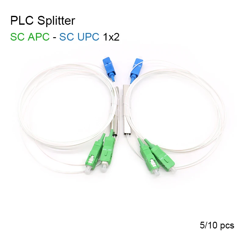 5/10PCS Fiber Optical PLC Splitter, SC/APC, SC/UPC, 1x2 Mini Steel Tube Type, 0.9mm, 1m, FTTH, 1*2 SC Connector, Free Shipping
5/10PCS Fiber Optical PLC Splitter, SC/APC, SC/UPC, 1x2 Mini Steel Tube Type, 0.9mm, 1m, FTTH, 1*2 SC Connector, Free Shipping