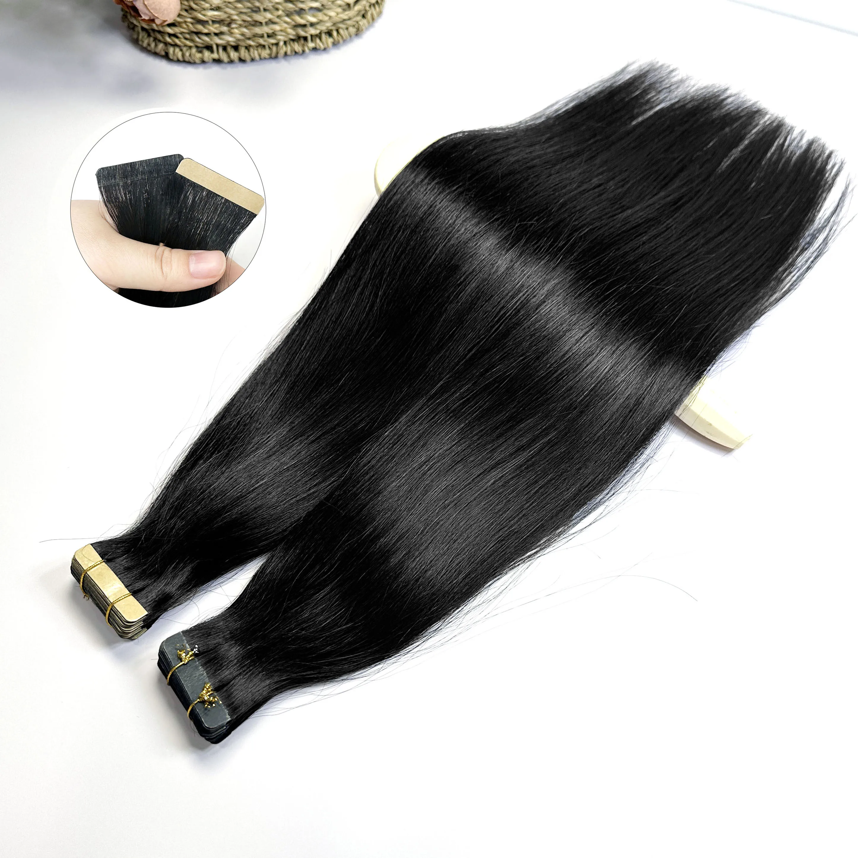 LUCKOKOS Tape in Hair Extensions Human Hair Seamless Invisible Skin Weft 18 Inch Machine Remy Double Sided Adhesive Extensions
LUCKOKOS Tape in Hair Extensions Human Hair Seamless Invisible Skin Weft 18 Inch Machine Remy Double Sided Adhesive Extensions