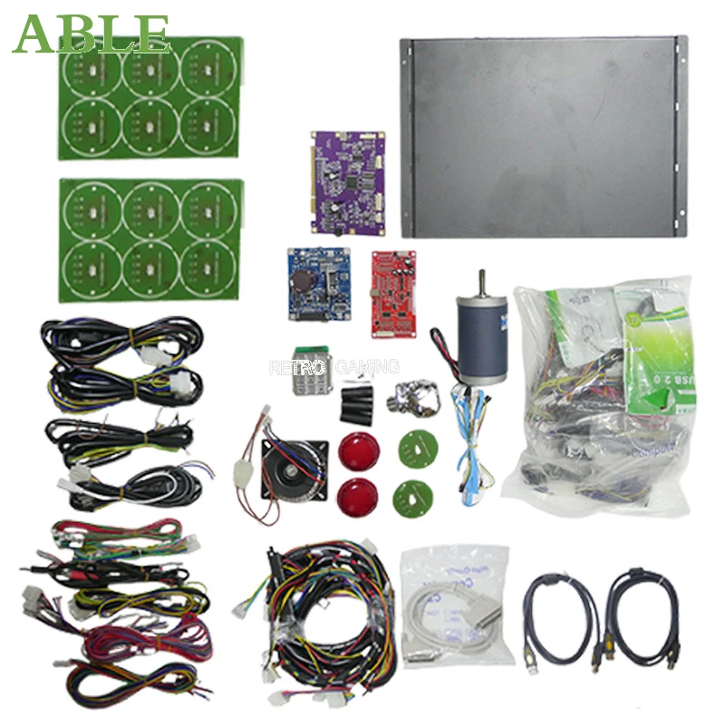 Coin-Operated Game Savage Exorcist Dirty Drivin Arcade Game Console DIY Accessories Video Driving Simulator Racing Game Kit.
Coin-Operated Game Savage Exorcist Dirty Drivin Arcade Game Console DIY Accessories Video Driving Simulator Racing Game Kit.