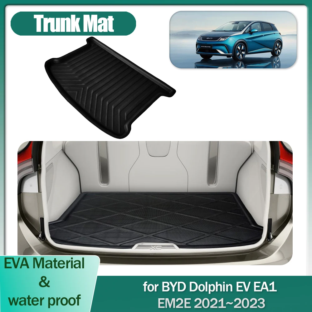 Коврик в багажник для BYD Dolphin EV EA1 EM2E 2021 ~ 2023, подставка для багажника, грузовой напольный коврик, водонепроницаемый противоскользящий чехол, аксессуары
Коврик в багажник для BYD Dolphin EV EA1 EM2E 2021 ~ 2023, подставка для багажника, грузовой напольный коврик, водонепроницаемый противоскользящий чехол, аксессуары