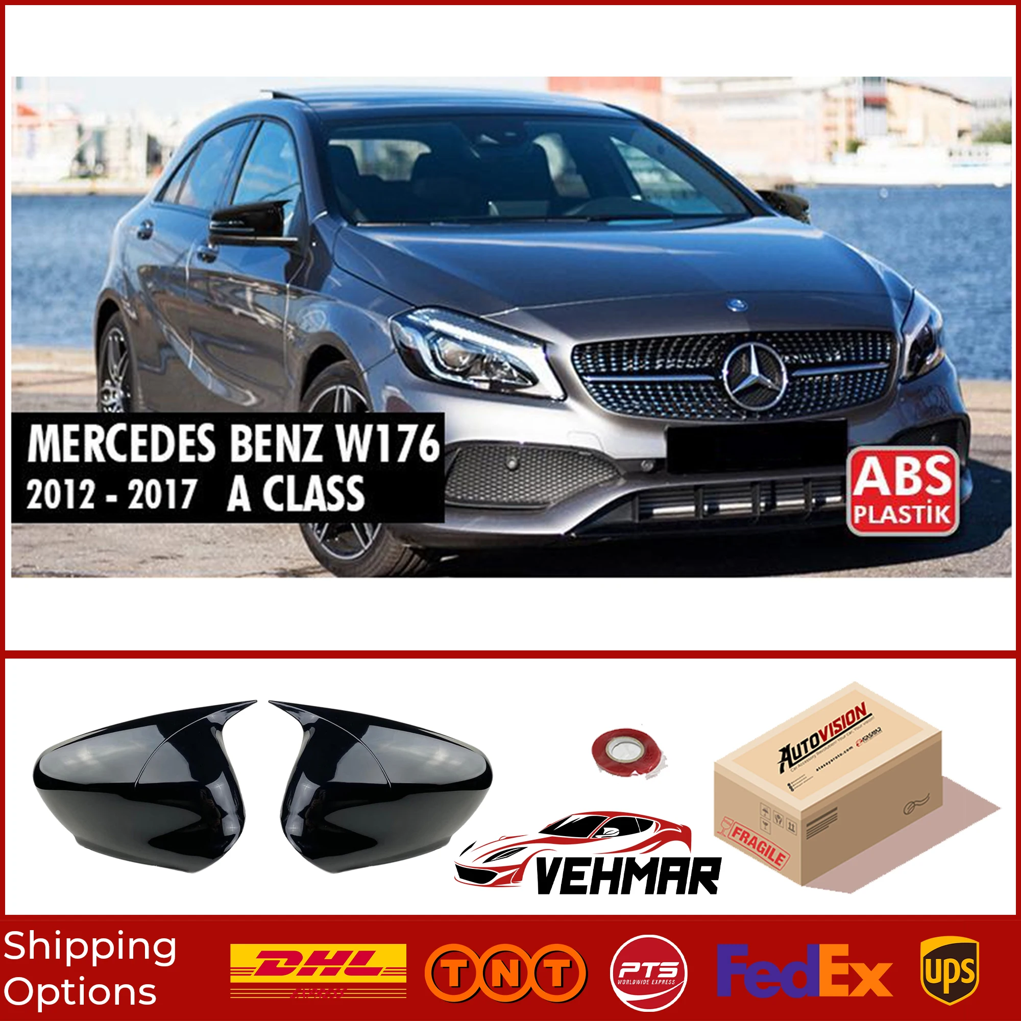 Bat Model Mirror Cover For Mercedes Benz W176 A Class 2012 2017 Accessory Bright Black BAT BATMAN Case CAR Shields External Part
Bat Model Mirror Cover For Mercedes Benz W176 A Class 2012 2017 Accessory Bright Black BAT BATMAN Case CAR Shields External Part