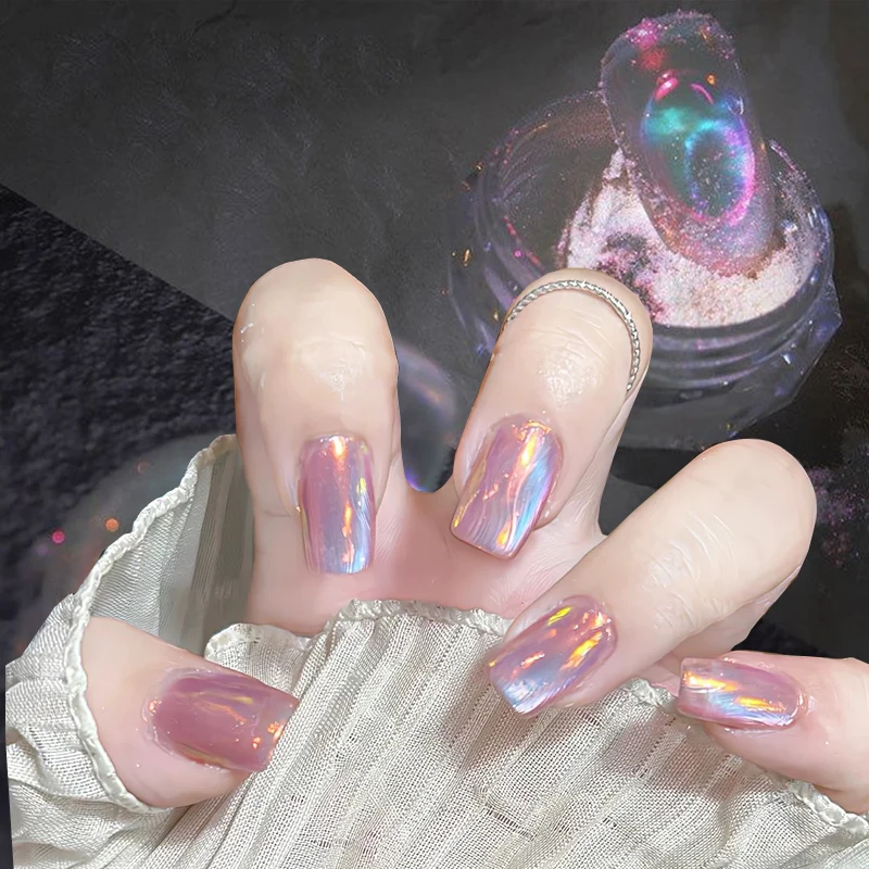 0.5g Aurora Symphony Ice Transparent Nail Glitter Laser Magic Rainbow Mirror Pigment Powder Rub Dust Gel Polish Manicure Decora*
0.5g Aurora Symphony Ice Transparent Nail Glitter Laser Magic Rainbow Mirror Pigment Powder Rub Dust Gel Polish Manicure Decora*