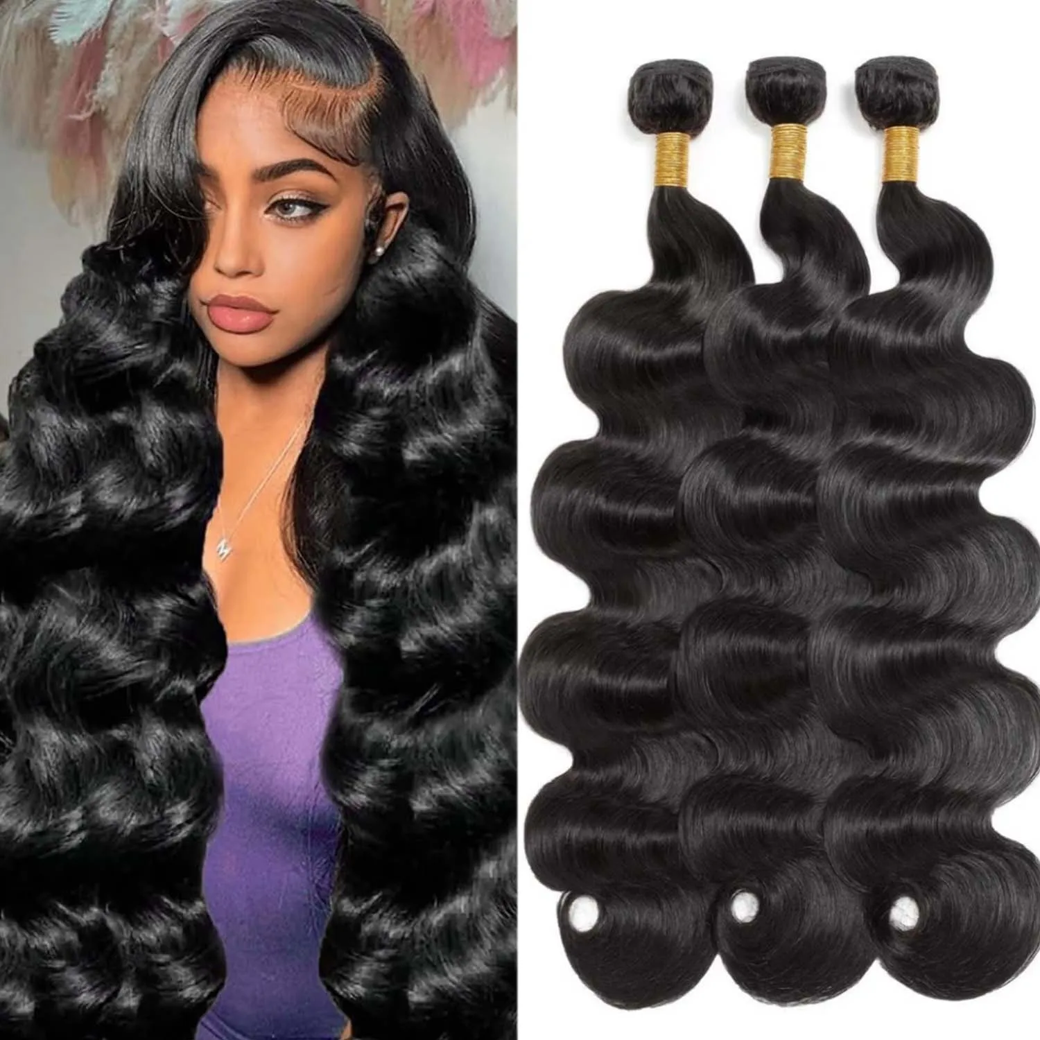 Человеческие волосы 1, 3 пучка, объемные волны, человеческие волосы, класс 12А, 100% необработанные бразильские девственные волосы, настоящие человеческие волосы
Человеческие волосы 1, 3 пучка, объемные волны, человеческие волосы, класс 12А, 100% необработанные бразильские девственные волосы, настоящие человеческие волосы