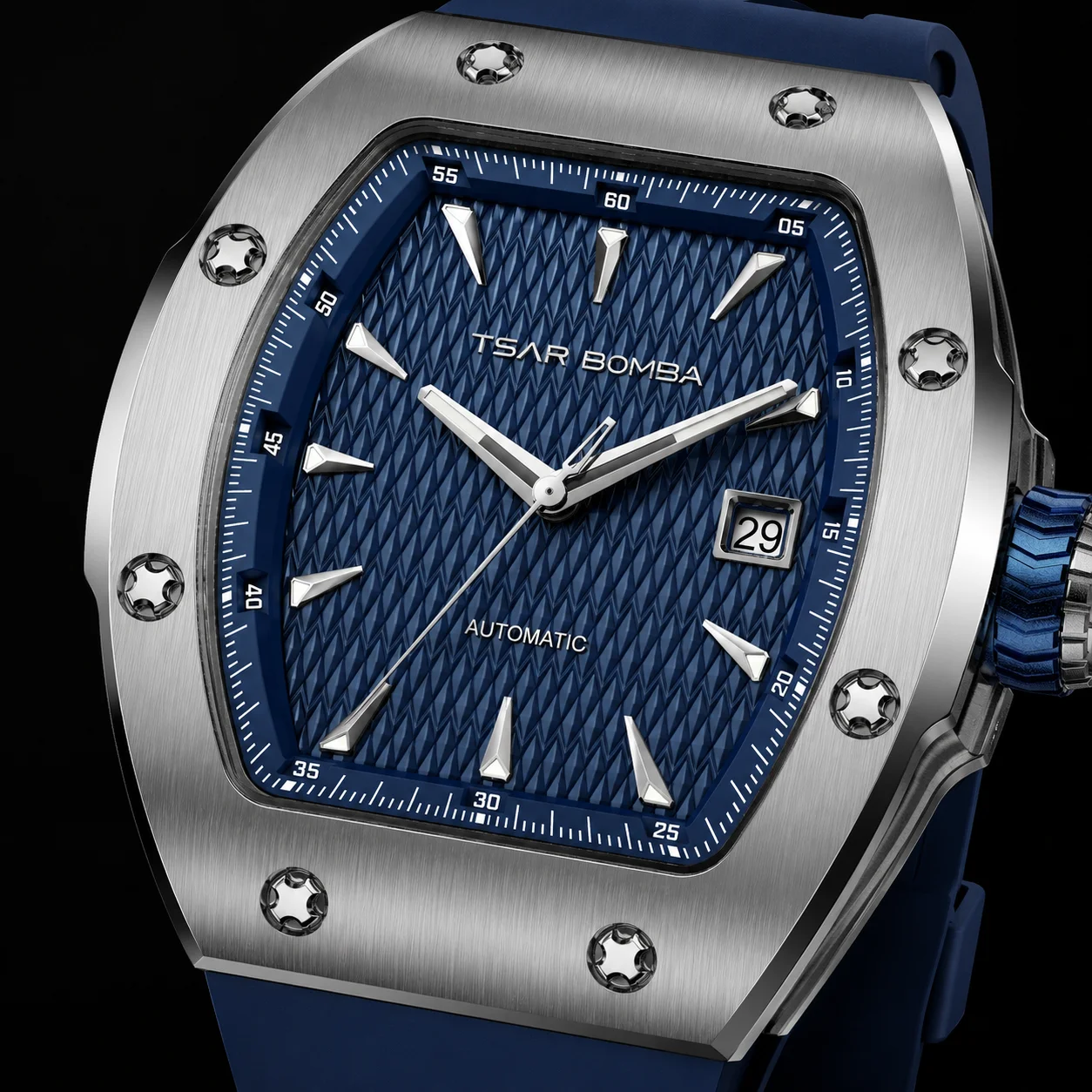 TSAR BOMBA Luxury Skeleton Automatic Watch for Men Miyota Mechanical Movement Sapphire Crystal 316L Stainless Steel Casual Gift
TSAR BOMBA Luxury Skeleton Automatic Watch for Men Miyota Mechanical Movement Sapphire Crystal 316L Stainless Steel Casual Gift