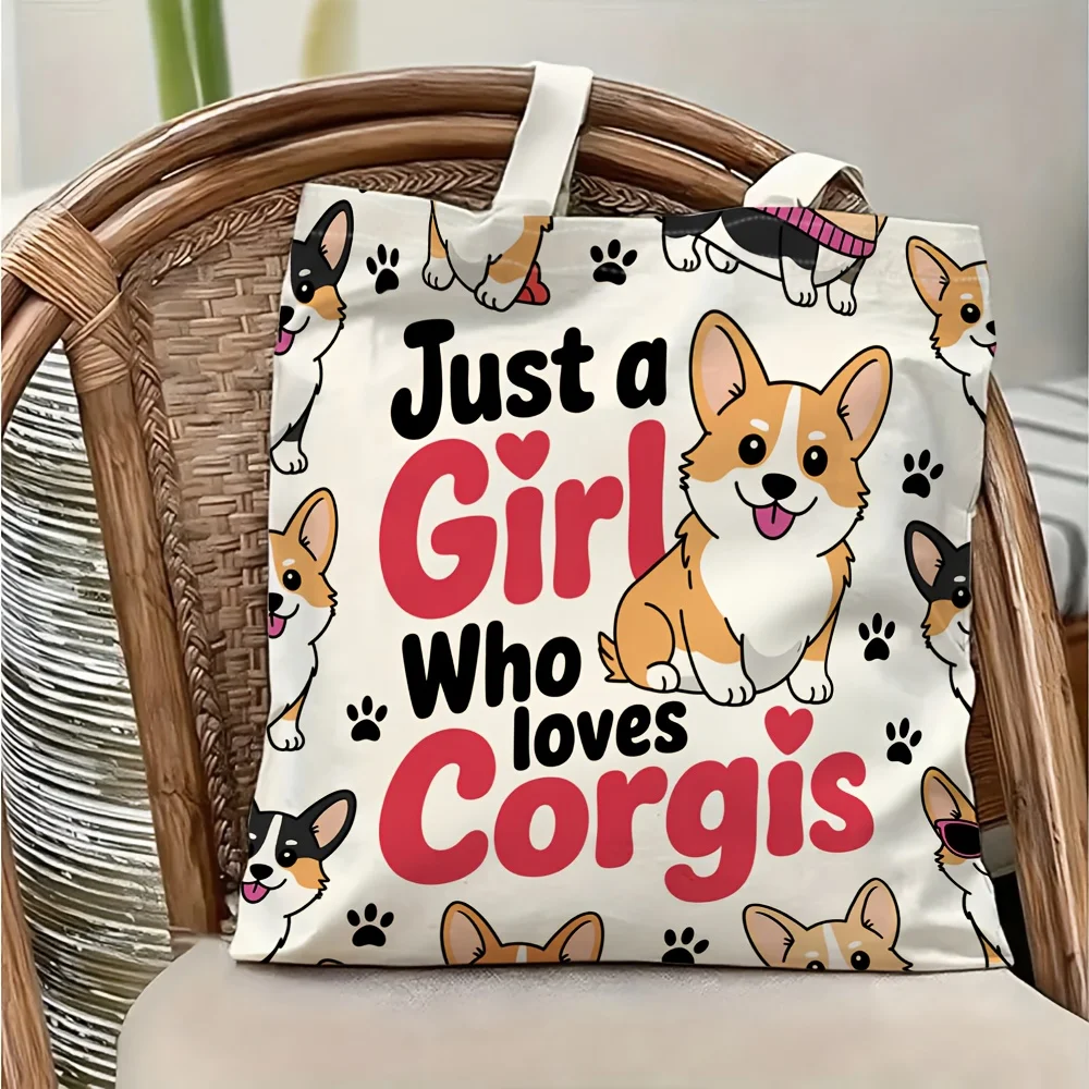 1 шт. холщовая сумка через плечо с изображением собаки корги и сердечка, легкая складная сумка-тоут с фиксированным плечевым ремнем, многоразовая сумка для покупок, идеальный подарок для поездок на работу, путешествий, шоппинга, школы и праздников.
1 шт. холщовая сумка через плечо с изображением собаки корги и сердечка, легкая складная сумка-тоут с фиксированным плечевым ремнем, многоразовая сумка для покупок, идеальный подарок для поездок на работу, путешествий, шоппинга, школы и праздников.