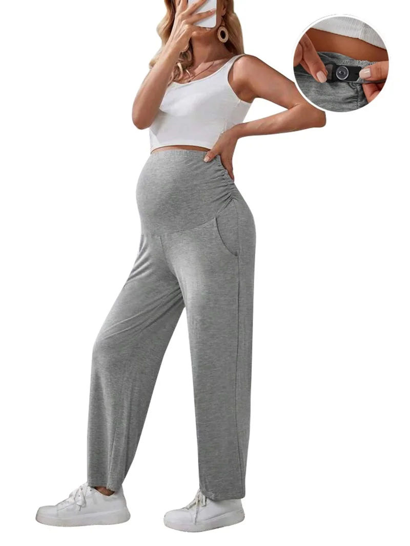 Maternity Belly Support Trousers High Waist Loose Casual Pregnant Women Stretchy Leggings Sport Pant Slacks Pregnancy Clothing
Maternity Belly Support Trousers High Waist Loose Casual Pregnant Women Stretchy Leggings Sport Pant Slacks Pregnancy Clothing