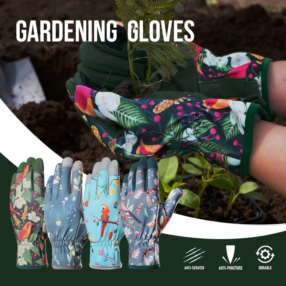 1 Pair Women Gardening Work Gloves Breathable Fashion Patterns Outdoor Garden Gloves Comfortable Fit for Planting Weeding
1 Pair Women Gardening Work Gloves Breathable Fashion Patterns Outdoor Garden Gloves Comfortable Fit for Planting Weeding