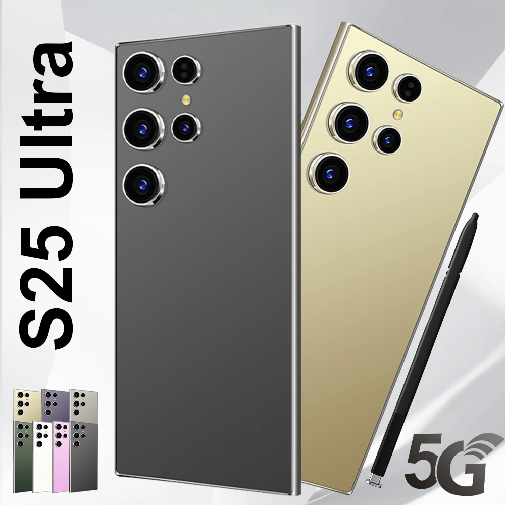 Global Version S25 Ultra 2025 New smartphone 5G 7.3inch HD Android 14 Snapdragon 8gen3 10core dual SIM phone 8000mAh phone
Global Version S25 Ultra 2025 New smartphone 5G 7.3inch HD Android 14 Snapdragon 8gen3 10core dual SIM phone 8000mAh phone