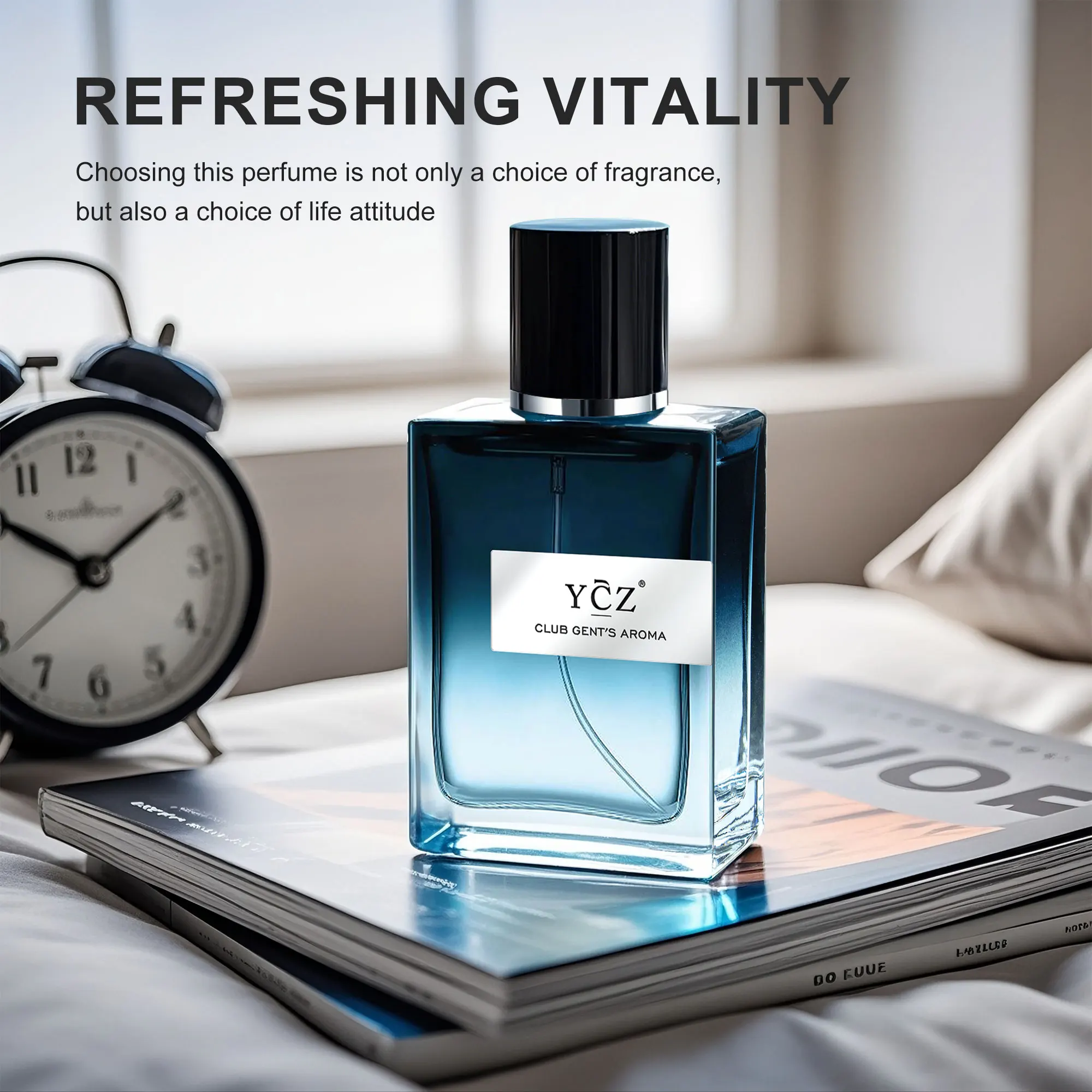 YCZ Men's Eau de Toilette Spray (1.6 oz) — Lemon, Pineapple, Ambergris, Musk — 24-Hour Long-Lasting Cologne
YCZ Men's Eau de Toilette Spray (1.6 oz) — Lemon, Pineapple, Ambergris, Musk — 24-Hour Long-Lasting Cologne