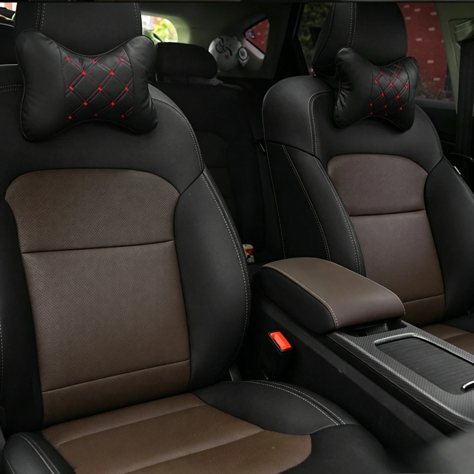 2pcs Car Headrests, Breathable Car Neck Support Pillows, Adjustable Neck Support While Driving, Suitable For Various Car Models, Helping You Enjoy A Comfortable Journey Car Pillow,car headrest pillow for neck support,PU leather car pillow
2pcs Car Headrests, Breathable Car Neck Support Pillows, Adjustable Neck Support While Driving, Suitable For Various Car Models, Helping You Enjoy A Comfortable Journey Car Pillow,car headrest pillow for neck support,PU leather car pillow