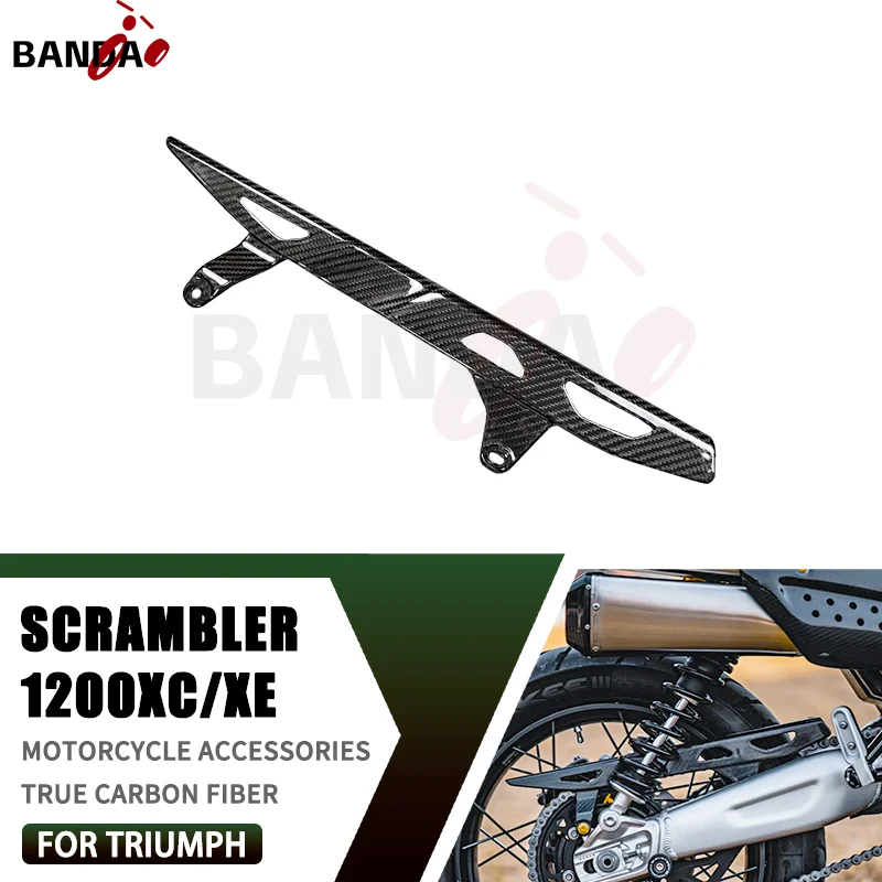For Triumph Scrambler 1200 XC/XE big climb 100% 3K Pure Carbon Fiber Dry carbon Motorcycle Accessories Chain covers, guards
For Triumph Scrambler 1200 XC/XE big climb 100% 3K Pure Carbon Fiber Dry carbon Motorcycle Accessories Chain covers, guards