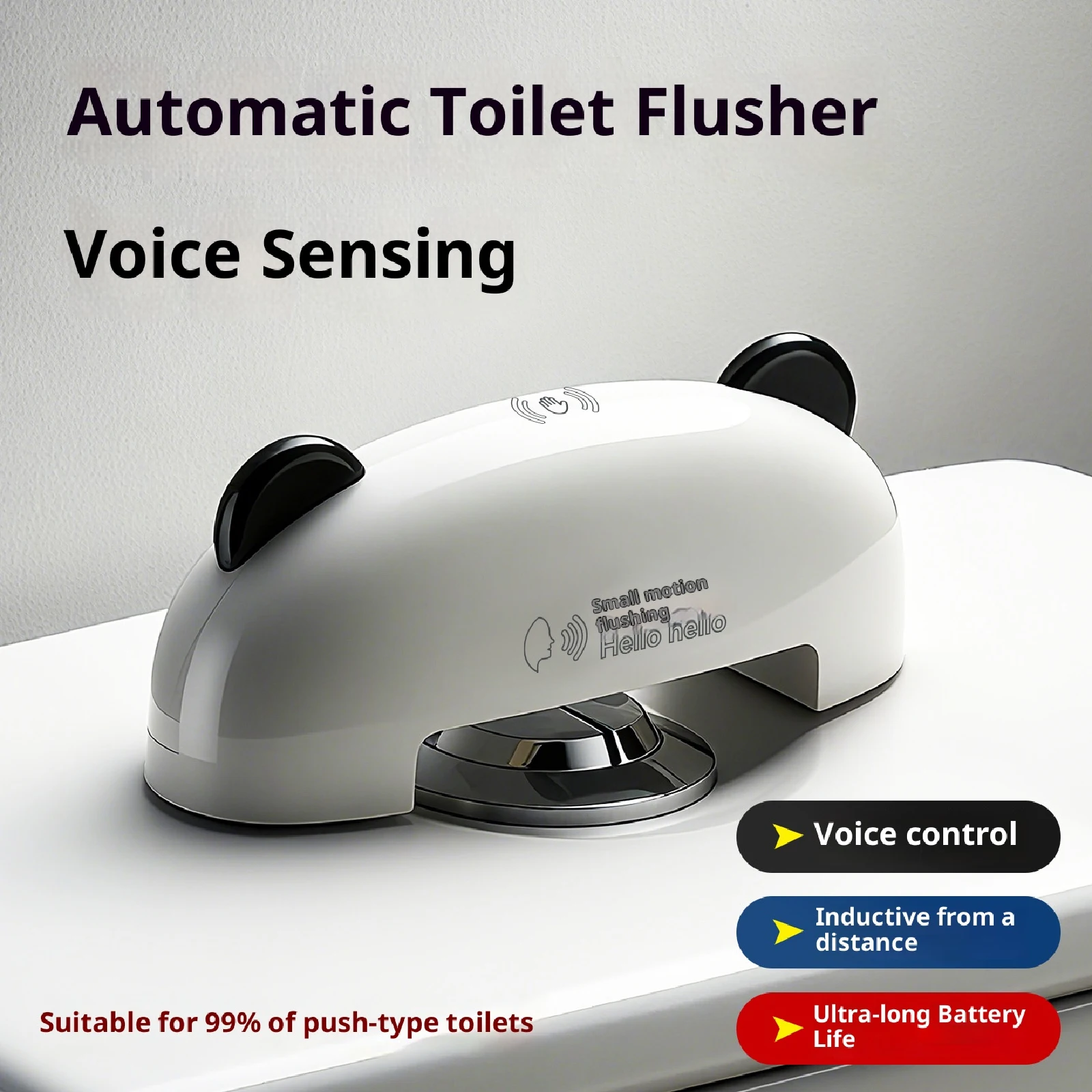 Auto Toilet Flusher Kit Voice Control Non Contact Toilet Flushing Device Professional Smart Bathroom Supplies for Home Hotel
Auto Toilet Flusher Kit Voice Control Non Contact Toilet Flushing Device Professional Smart Bathroom Supplies for Home Hotel