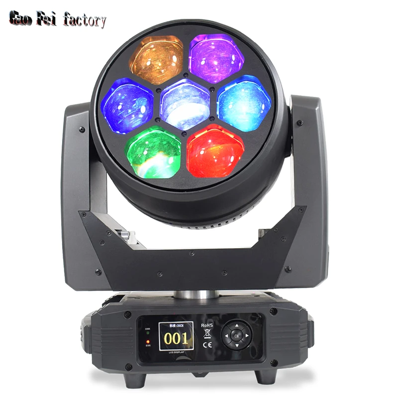 DJ Disco Zoom Wash Beam LED Moving Head 7X40W 4In1 RGBW Point Bee Eyes Stage LED Lights
DJ Disco Zoom Wash Beam LED Moving Head 7X40W 4In1 RGBW Point Bee Eyes Stage LED Lights