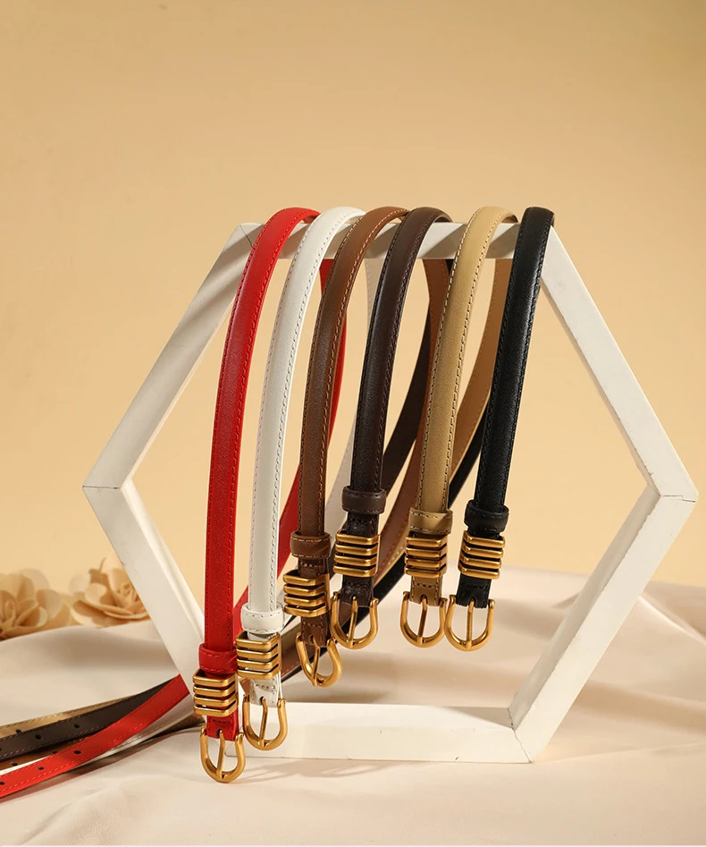 2026 New Women's Skinny Leather Belt Luxury Thin Waist Belts Fashion Waistband with Gold Buckle for Jeans And Dresses
2026 New Women's Skinny Leather Belt Luxury Thin Waist Belts Fashion Waistband with Gold Buckle for Jeans And Dresses