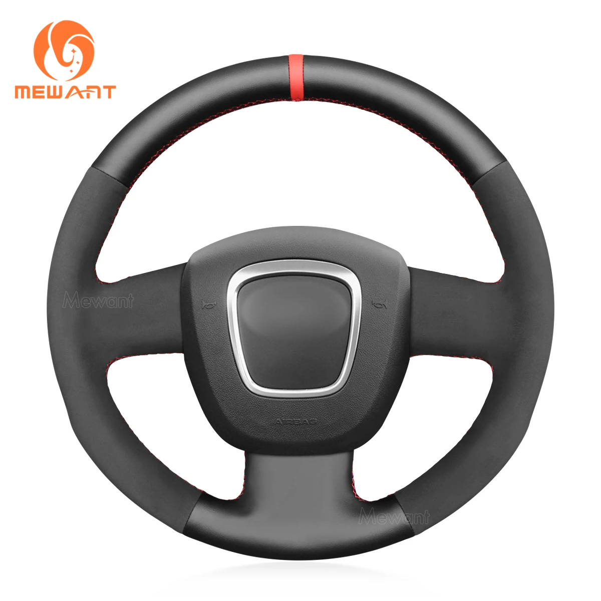 MEWANT Black Genuine Artificial Leather Steering Wheel Cover for Audi A3 8P Sportback A4 B7 Avant A6 S4 Seat Exeo 2009 2010-2012
MEWANT Black Genuine Artificial Leather Steering Wheel Cover for Audi A3 8P Sportback A4 B7 Avant A6 S4 Seat Exeo 2009 2010-2012