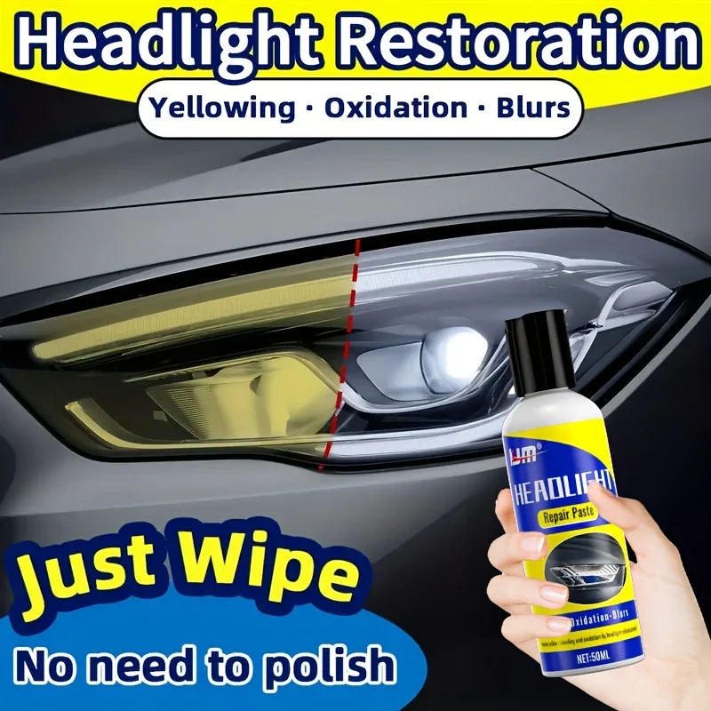Headlight repair cream - brightens, prevents yellowing, oxidation-resistant and scratch-proof,suitable for all vehicles
Headlight repair cream - brightens, prevents yellowing, oxidation-resistant and scratch-proof,suitable for all vehicles