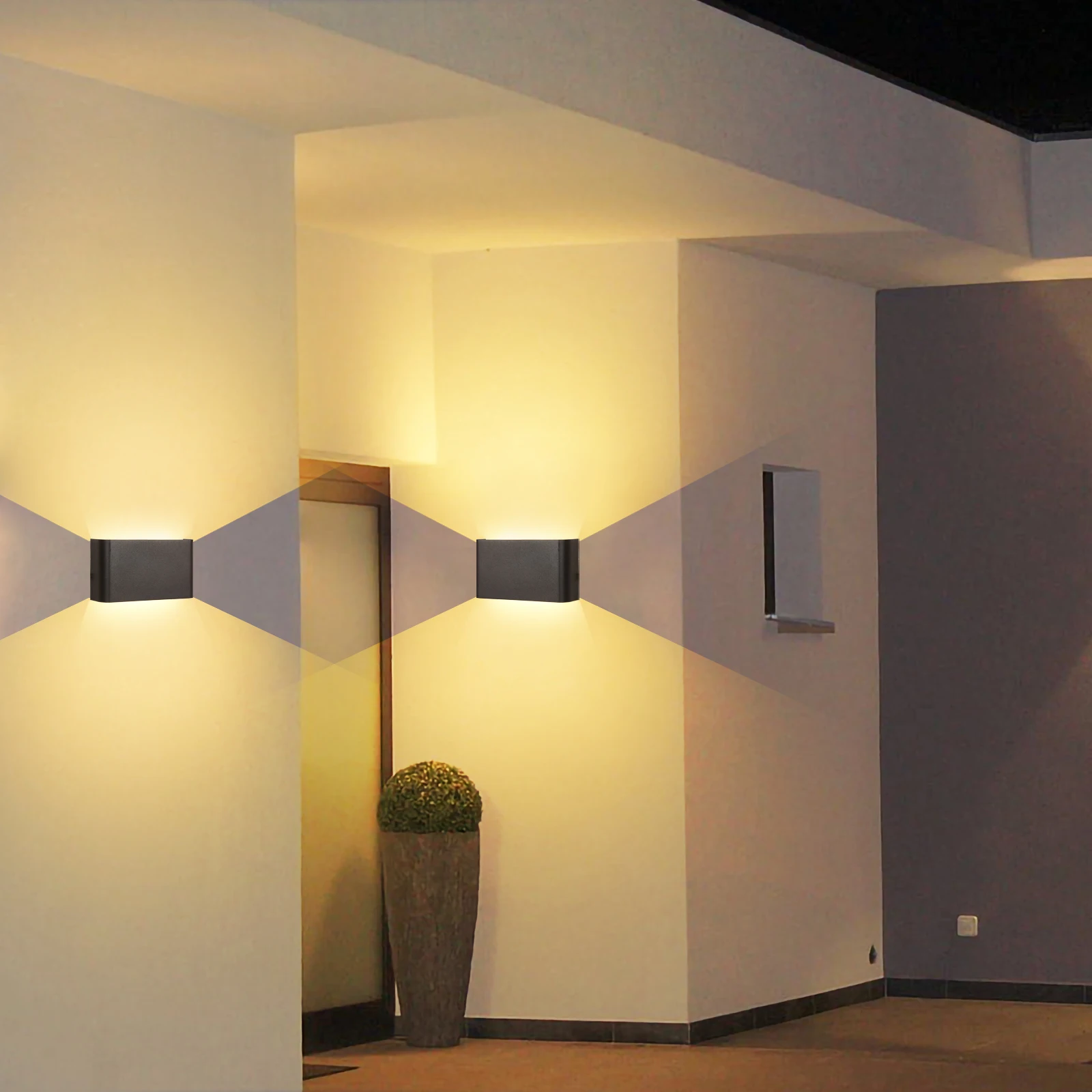 6W/12W/18W LED Aluminum Indoor Wall Light Porch Garden Home Decor Light Bedroom Living Room Up Down Dual-Head Aluminum Wall Lamp
6W/12W/18W LED Aluminum Indoor Wall Light Porch Garden Home Decor Light Bedroom Living Room Up Down Dual-Head Aluminum Wall Lamp