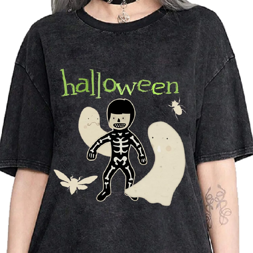 Summer Women Graphic Tshirt Cotton Streetwear Tee With Halloween Themed Print Comfort Casual Lightweight Daily Fit Fashion Style
Summer Women Graphic Tshirt Cotton Streetwear Tee With Halloween Themed Print Comfort Casual Lightweight Daily Fit Fashion Style