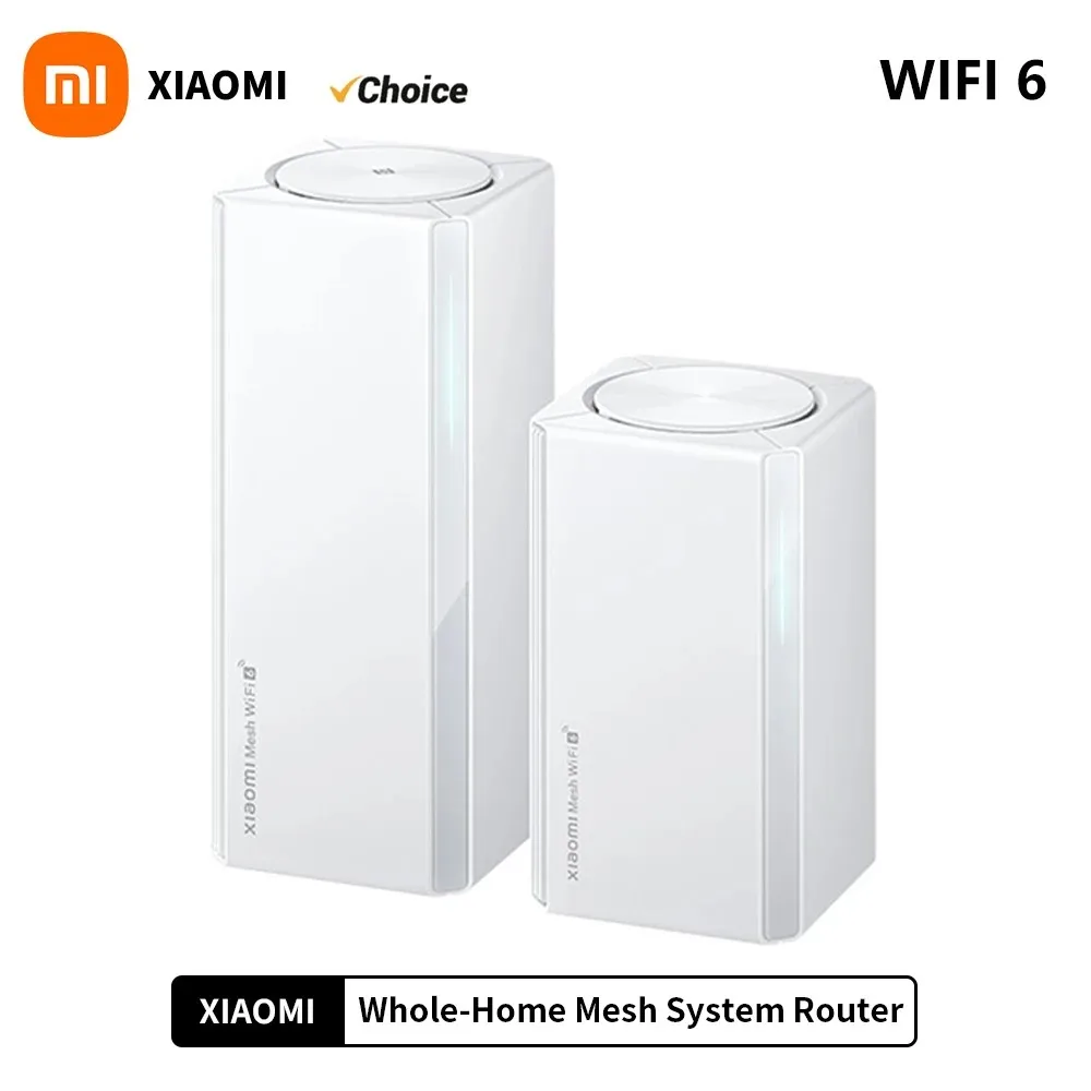 NEW Xiaomi Whole-Home Mesh System Router AX3000 WiFi6 Bluetooth Repeater Modem Gateway IPTV Signal Amplifier Gaming Accelerator
NEW Xiaomi Whole-Home Mesh System Router AX3000 WiFi6 Bluetooth Repeater Modem Gateway IPTV Signal Amplifier Gaming Accelerator