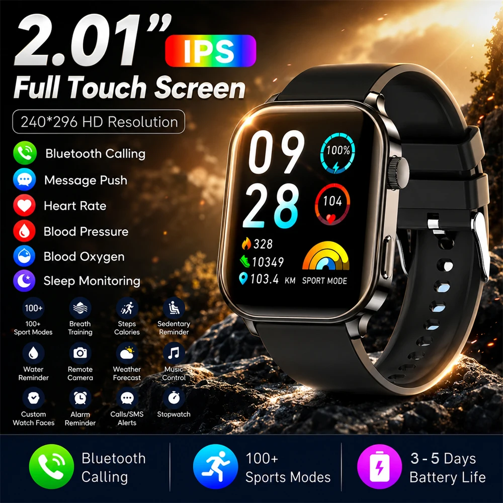LIGE Original Brand Smart Watch Bluetooth Call Smartwatch Message Alert Heart Rate Monitor Sport Clock for Android iOS Men Women
LIGE Original Brand Smart Watch Bluetooth Call Smartwatch Message Alert Heart Rate Monitor Sport Clock for Android iOS Men Women