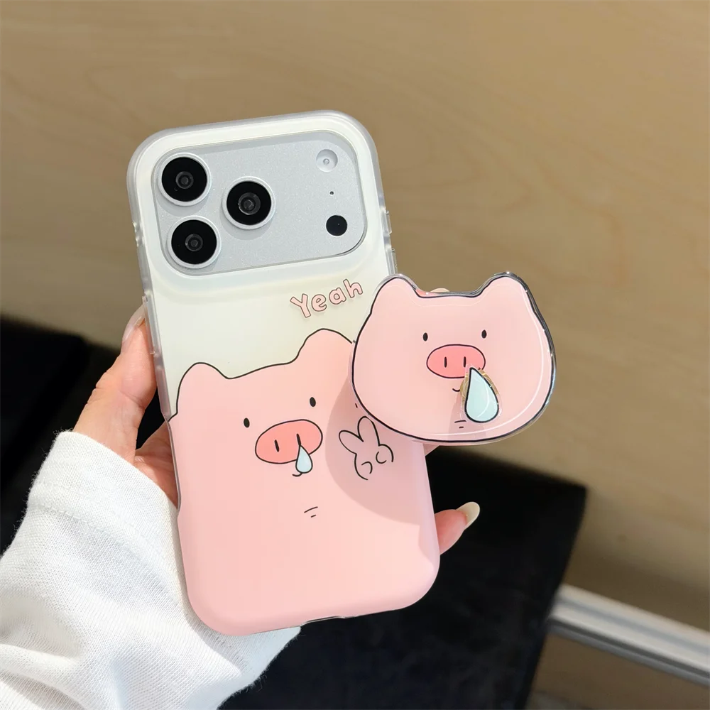 Funny Snot Pig Cute Cartoon Magnetic Phone case for iPhone 17 16 Pro Max 15 Pro 16 17 Pro Cover With Magsafe Stand Kawaii Cases
Funny Snot Pig Cute Cartoon Magnetic Phone case for iPhone 17 16 Pro Max 15 Pro 16 17 Pro Cover With Magsafe Stand Kawaii Cases