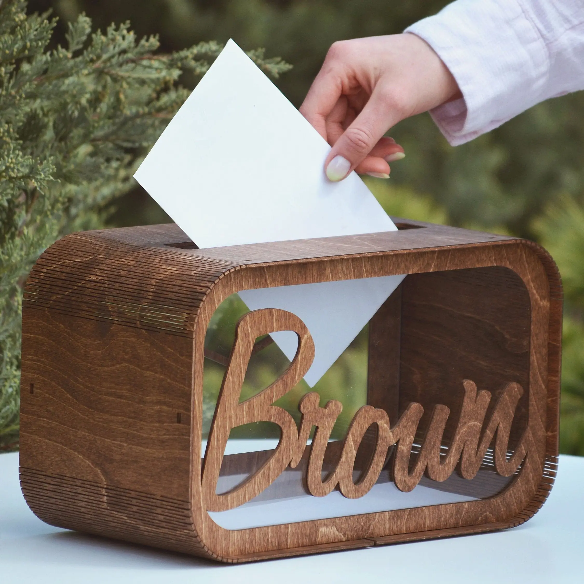 Personalized Wedding Card Box Custom Wood Greeting Card Boxs Money Box for Guests Reception Anniversary Engagement Wedding Decor
Personalized Wedding Card Box Custom Wood Greeting Card Boxs Money Box for Guests Reception Anniversary Engagement Wedding Decor