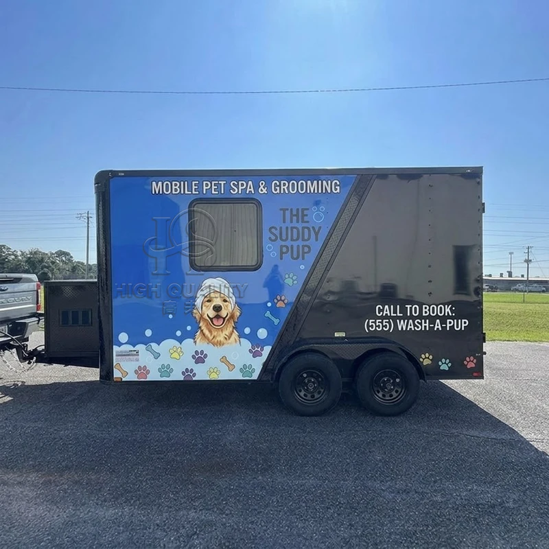 Mobile Dog Wash Trailer Pet Salon Van Truck Factory Price New Design Self Service Dog Grooming Station Hot Sale USA
Mobile Dog Wash Trailer Pet Salon Van Truck Factory Price New Design Self Service Dog Grooming Station Hot Sale USA