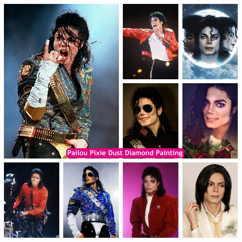 Michael Jackson King Of Pop Star AB Diamond Art Painting Famous Music Artist Photo Cross Stitch Embroidery Home Decor
Michael Jackson King Of Pop Star AB Diamond Art Painting Famous Music Artist Photo Cross Stitch Embroidery Home Decor