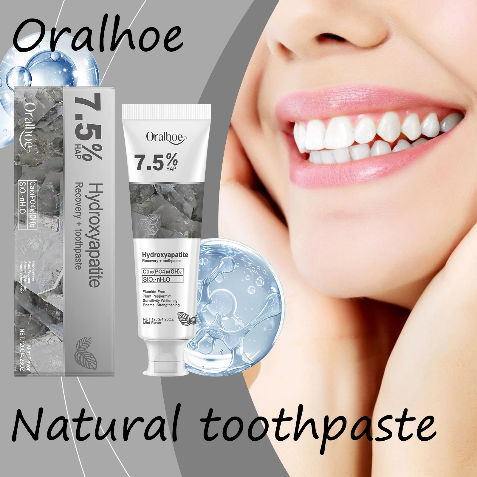 Oralhoe Brightening Toothpaste Daily Cleaning Yellow Stains Protect Gums Non-irritating Refreshing Breath Natural Toothpaste
Oralhoe Brightening Toothpaste Daily Cleaning Yellow Stains Protect Gums Non-irritating Refreshing Breath Natural Toothpaste