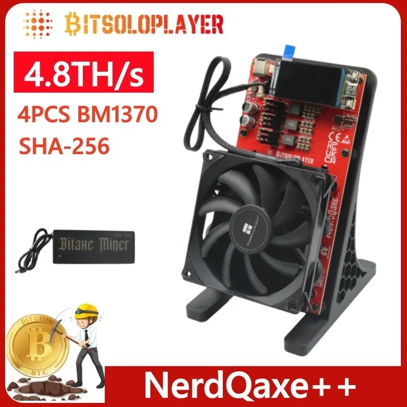 JD BUY 2 GET 1 FREE New Bitaxe Miner NerdQaxe++4.8TH/s 68W BTC BM1370 ASIC chip Sha-256 algorithm
JD BUY 2 GET 1 FREE New Bitaxe Miner NerdQaxe++4.8TH/s 68W BTC BM1370 ASIC chip Sha-256 algorithm