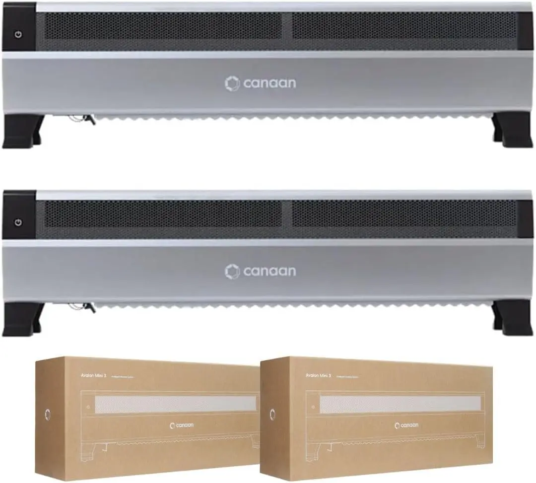 KO BUY 2 GET 1 FREE Canaan Avalon Mini 3 BTC Miner 37.5 TH/s 21.3J/TH 800W 110-240V AC 50/60Hz 66 Chips, 4-nanometer Process So
KO BUY 2 GET 1 FREE Canaan Avalon Mini 3 BTC Miner 37.5 TH/s 21.3J/TH 800W 110-240V AC 50/60Hz 66 Chips, 4-nanometer Process So