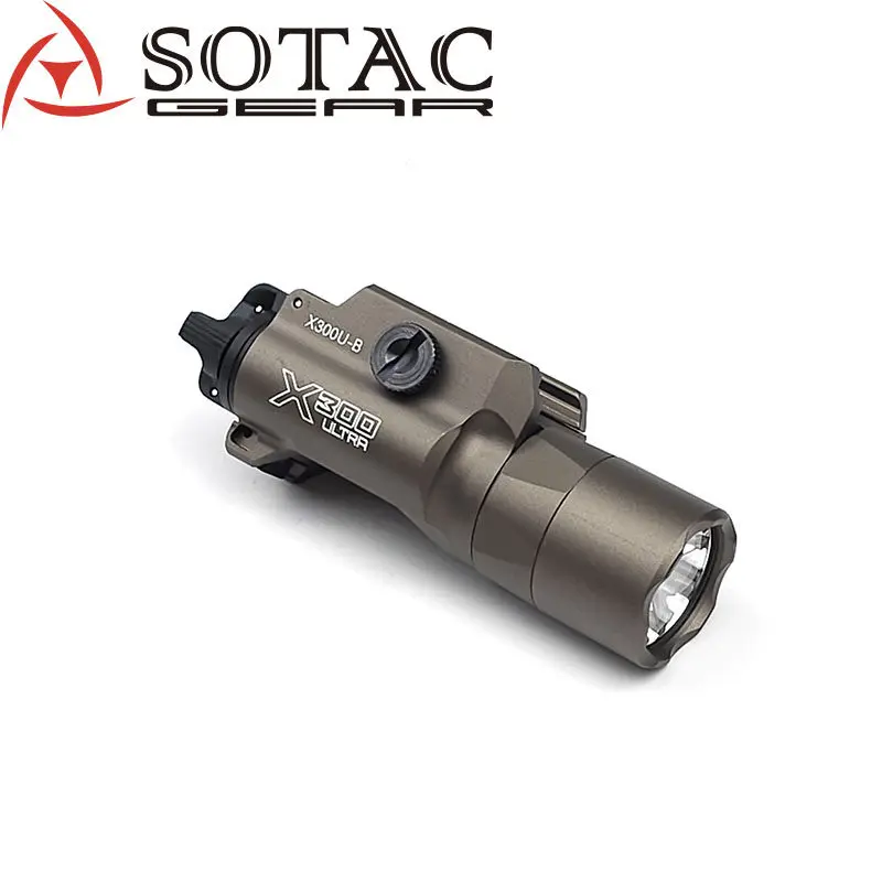 SOTAC Tactical X300U-B X300UB Scout Light Airsoft WeaponHanging Light Strobe LED Hunting Metal X300U-B Flashlight Fit 20mm Rail
SOTAC Tactical X300U-B X300UB Scout Light Airsoft WeaponHanging Light Strobe LED Hunting Metal X300U-B Flashlight Fit 20mm Rail