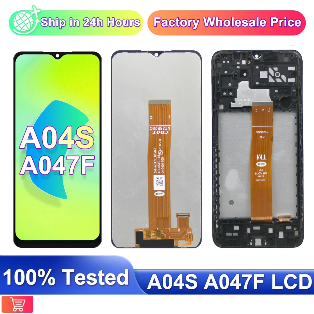 AAA ++ для Samsung Galaxy A04s LCD A047 Дисплей сенсорный дигитайзер 6,5 ''для Samsung A047F A047F/DS A047F/DSN замена экрана
AAA ++ для Samsung Galaxy A04s LCD A047 Дисплей сенсорный дигитайзер 6,5 ''для Samsung A047F A047F/DS A047F/DSN замена экрана