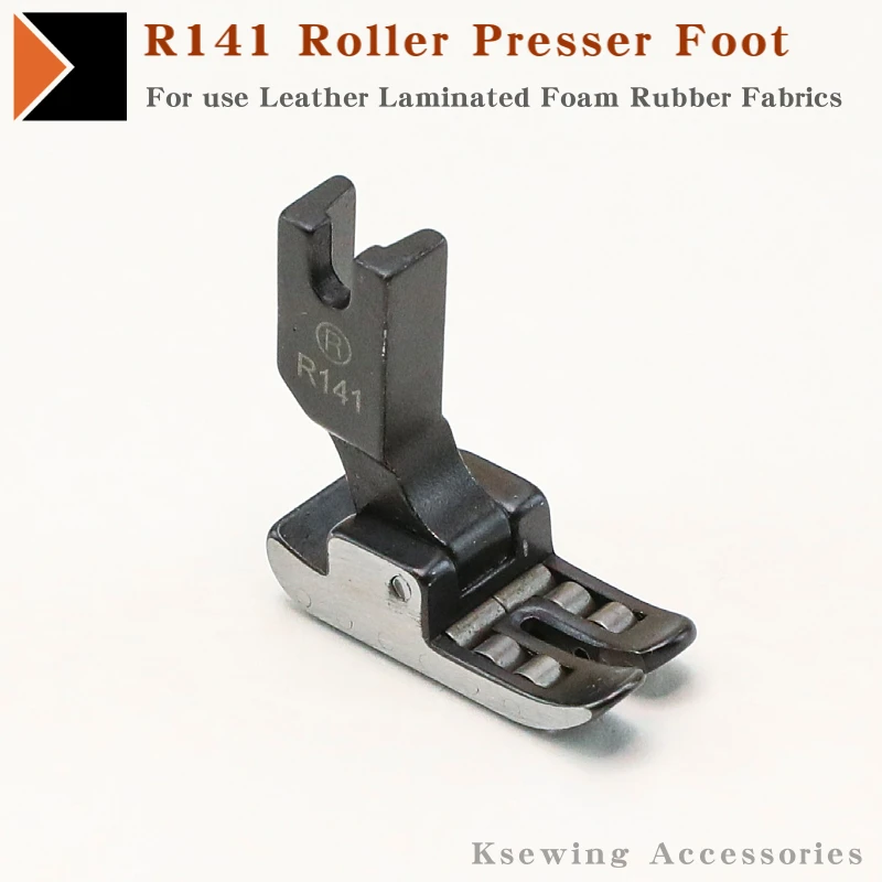 R141 Roller Presser Foot For Industrial Lockstitch Sewing Machine Accessories For use on Leather Laminated Foam Rubber Fabrics
R141 Roller Presser Foot For Industrial Lockstitch Sewing Machine Accessories For use on Leather Laminated Foam Rubber Fabrics