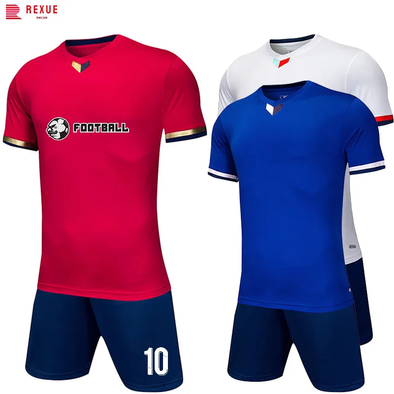 Personalized Custom Soccer Jersey Suit for Kids Men Quick Drying Breathable 2 Piece Summer Club Team Football Training Uniforms
Personalized Custom Soccer Jersey Suit for Kids Men Quick Drying Breathable 2 Piece Summer Club Team Football Training Uniforms