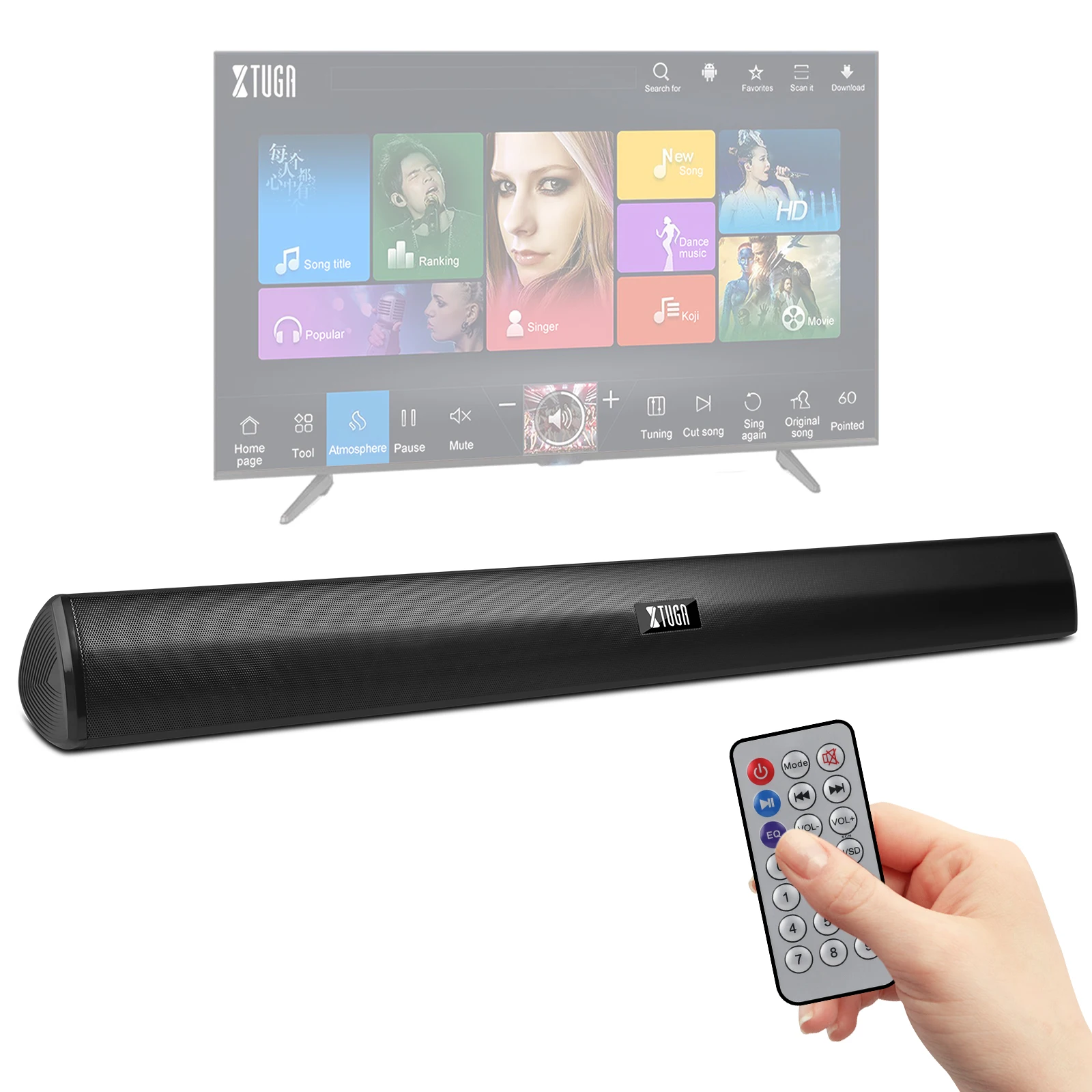 XTUGA3D Computer Wired Loudspeaker Bluetooth Bar Stereo Sound Subwoofer Surround Soundbar Speaker for Macbook Laptop Notebook PC
XTUGA3D Computer Wired Loudspeaker Bluetooth Bar Stereo Sound Subwoofer Surround Soundbar Speaker for Macbook Laptop Notebook PC