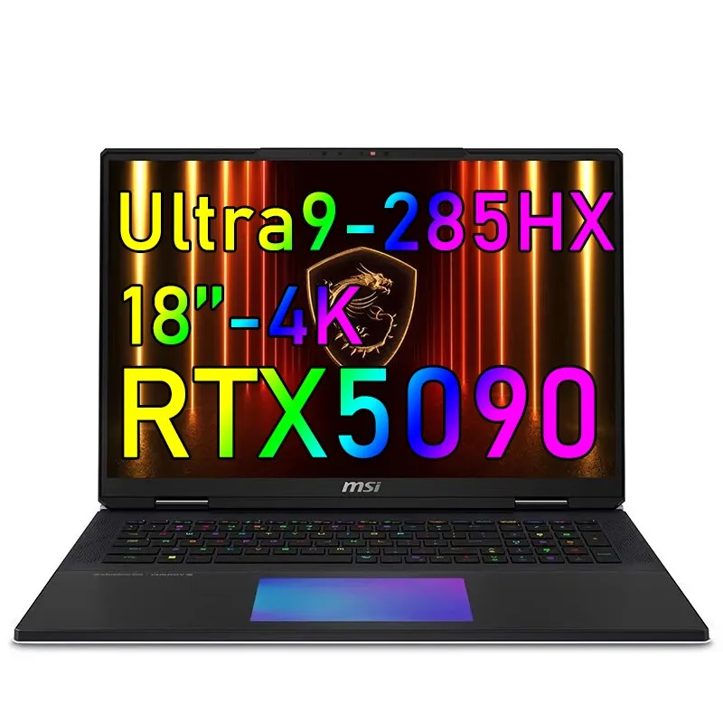 Fast selling MS-I Titan18 Ultra Laptops Brand New2025 Gaming Laptop Rtx5090 18 Inch 4K Ordinateur Portable Ultar9 285HX Laptop C
Fast selling MS-I Titan18 Ultra Laptops Brand New2025 Gaming Laptop Rtx5090 18 Inch 4K Ordinateur Portable Ultar9 285HX Laptop C